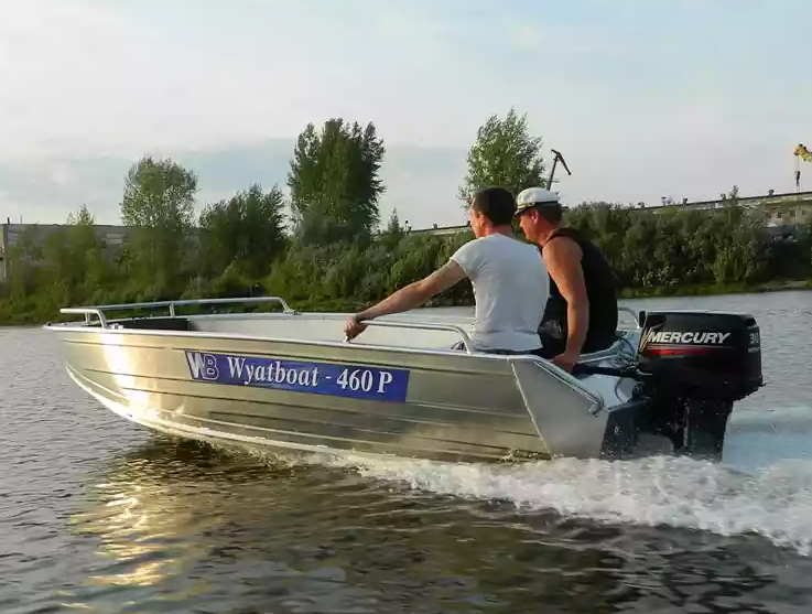 Алюминиевая лодка Wyatboat-460 P в Дербенте