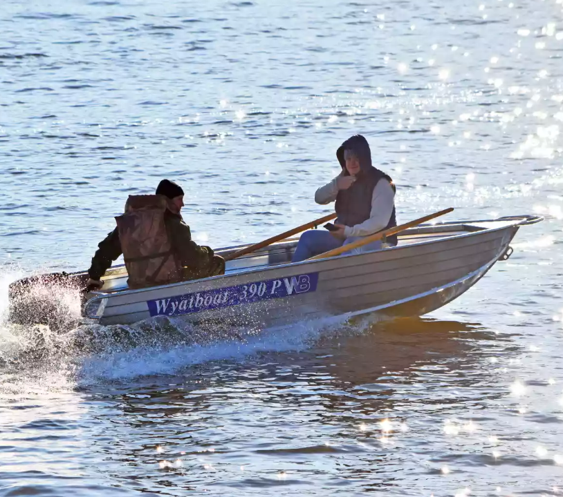 Алюминиевая лодка Wyatboat-390 P в Дербенте