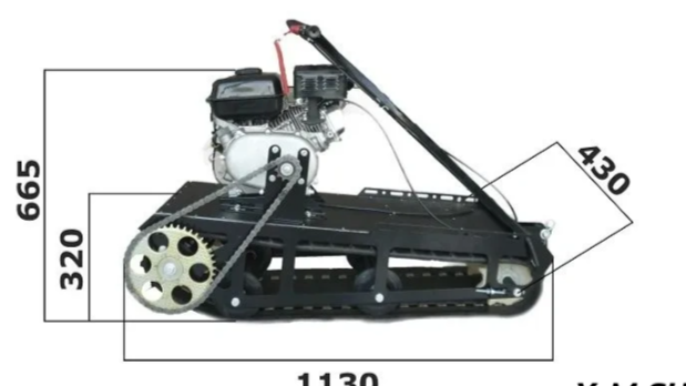 Мотобуксировщик XTREME-MOTORS "Конек-Горбунок" 6.5 л.с. в Дербенте