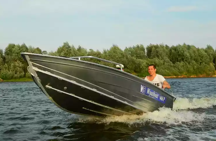 Алюминиевая лодка Wyatboat-460 P в Дербенте