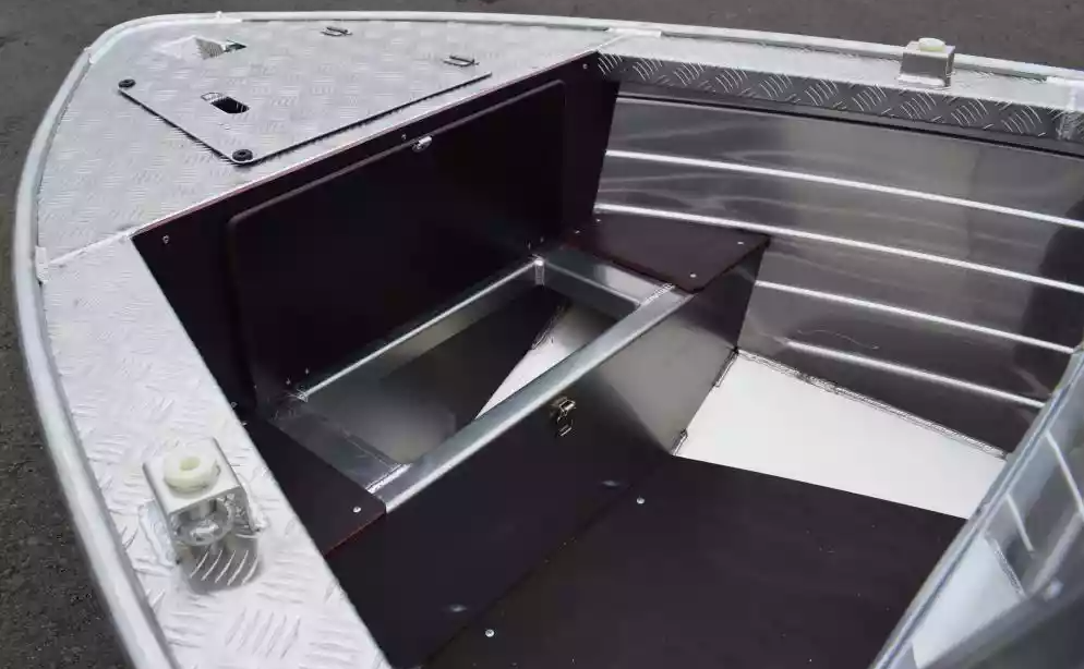 Алюминиевая лодка Wyatboat-390 DCM Увеличенный борт в Дербенте
