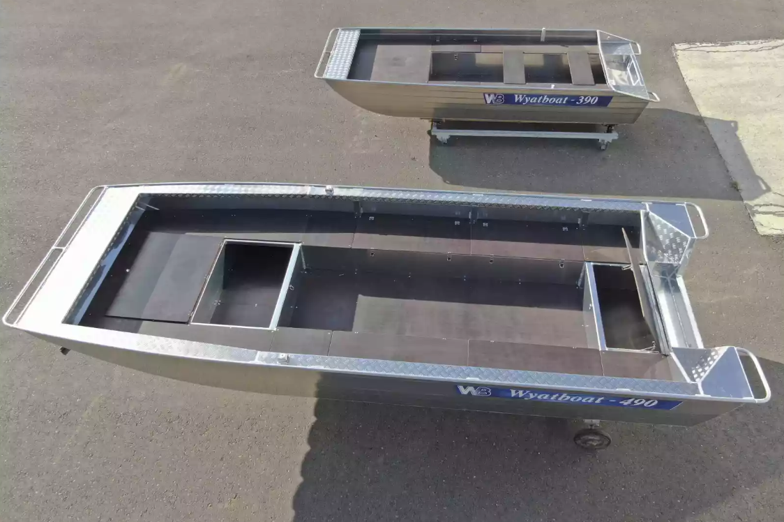 Алюминиевая лодка Wyatboat-490 Jonboat в Дербенте