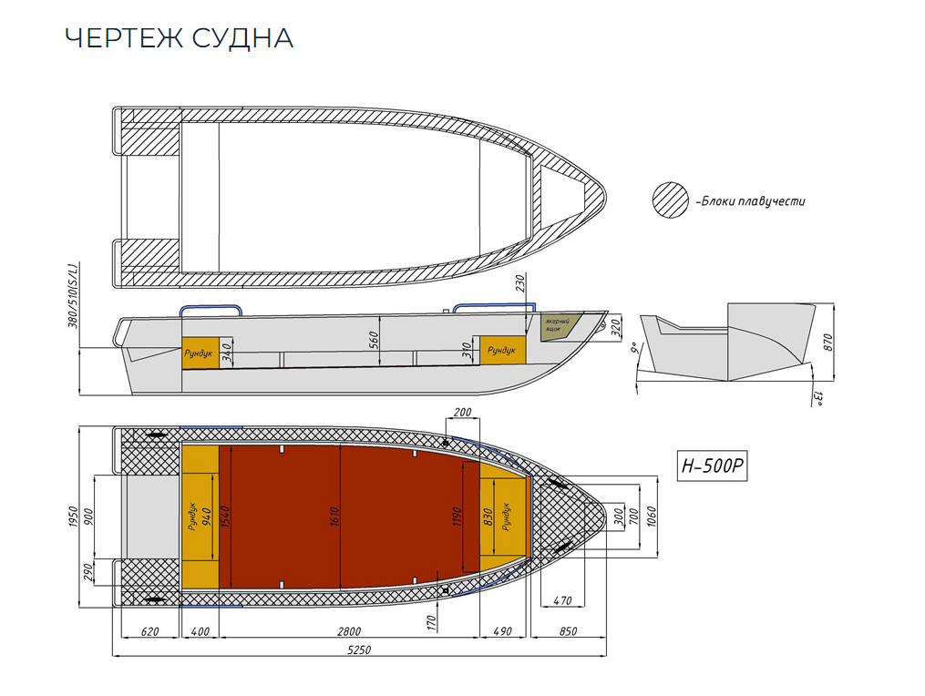 Алюминиевая лодка Неман-500 P в Дербенте