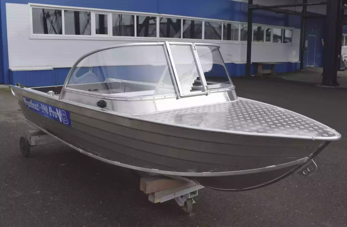 Алюминиевая лодка Wyatboat-390 Pro в Дербенте