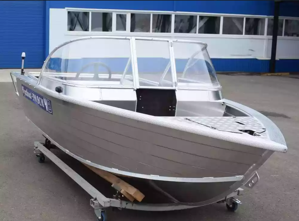 Алюминиевая лодка Wyatboat-390 DCM Увеличенный борт в Дербенте