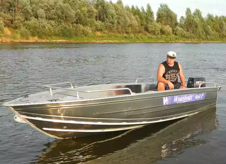 Алюминиевая лодка Wyatboat-460 P в Дербенте