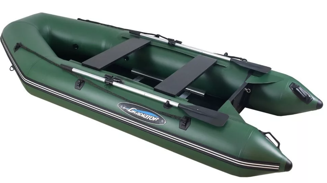 МОТОРНО-ГРЕБНАЯ ЛОДКА ПВХ GLADIATOR A 320 ТК С ФАНЕРНЫМ ПОЛОМ в Дербенте