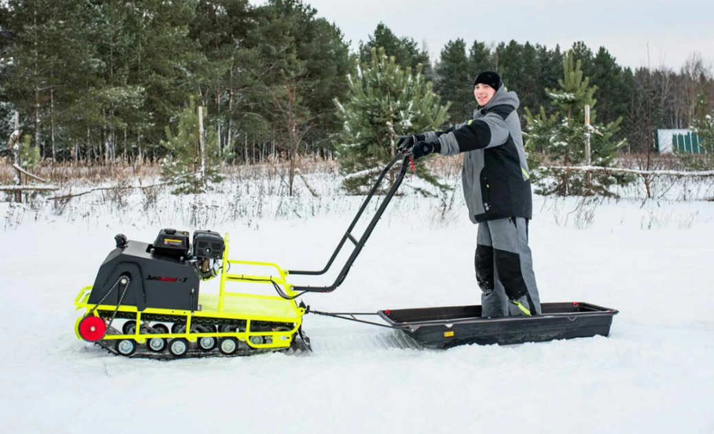 Мотобуксировщик Бурлак ХОЗЯИН-1 (капот металл) в Дербенте