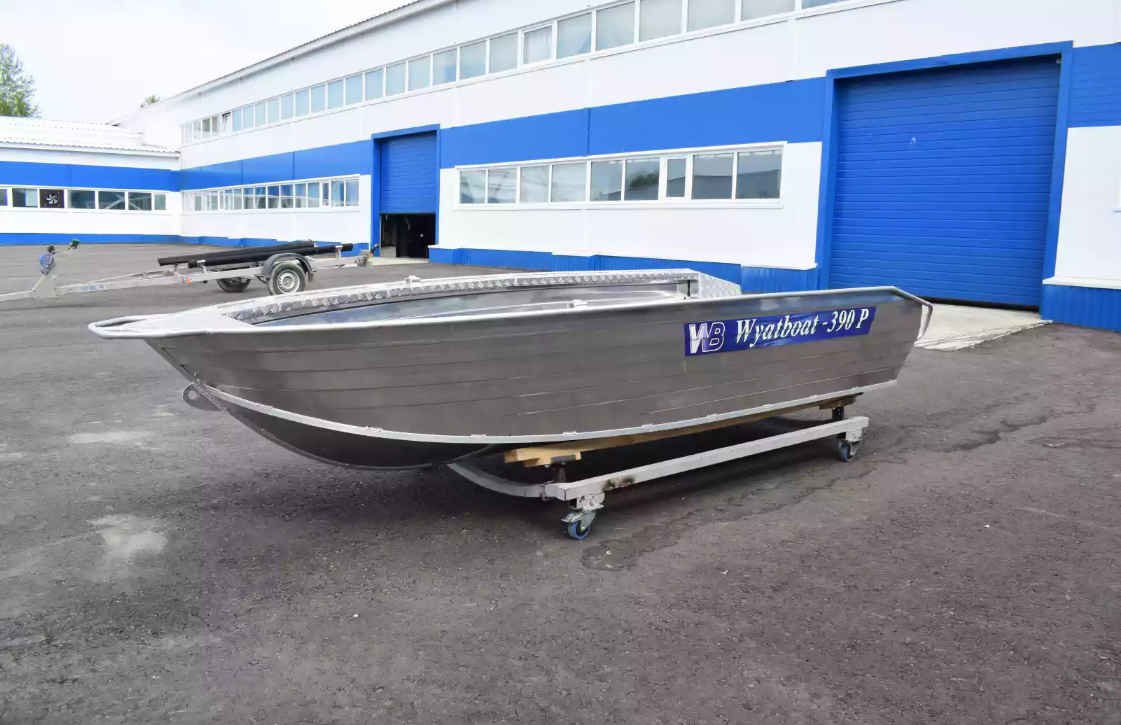 Алюминиевая лодка Wyatboat-390Р Увеличенный борт в Дербенте
