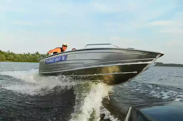 Алюминиевая лодка Wyatboat-460 P в Дербенте