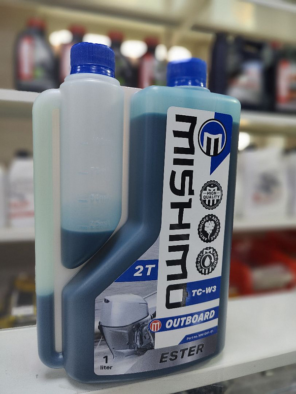 Масло MISHIMO 2T OUTBOARD (ESTER) полусинтетика 1 л в Дербенте