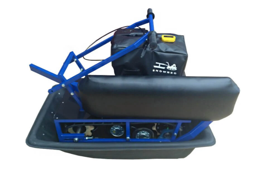 Мини-мотобуксировщик Альбатрос-М с фарой в Дербенте