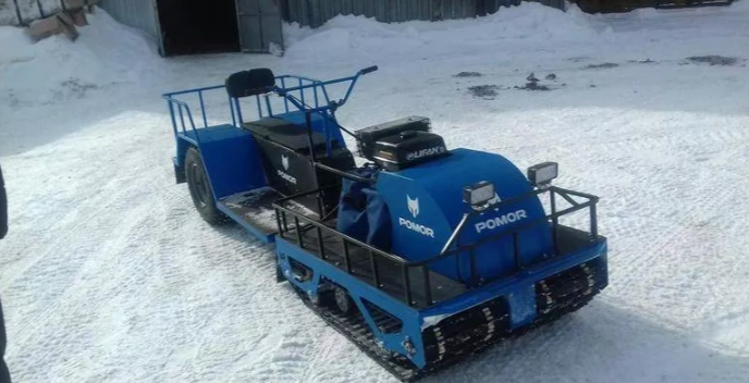 Мотобуксировщик POMOR X-2 K15 в Дербенте