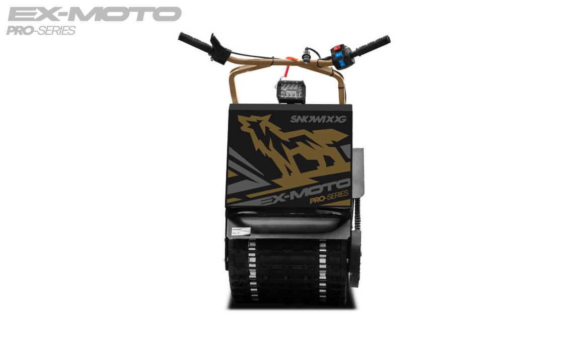 Мотобуксировщик EX-MOTO SNOWDOG S380 8л.с. в Дербенте