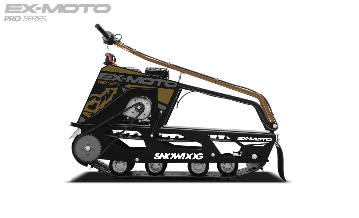 Мотобуксировщик EX-MOTO SNOWDOG S380 8л.с. в Дербенте