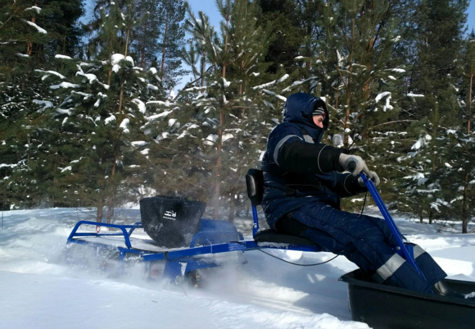 Мотобуксировщик толкач Альбатрос-XL8 с модулем. Без фары, склизы в Дербенте