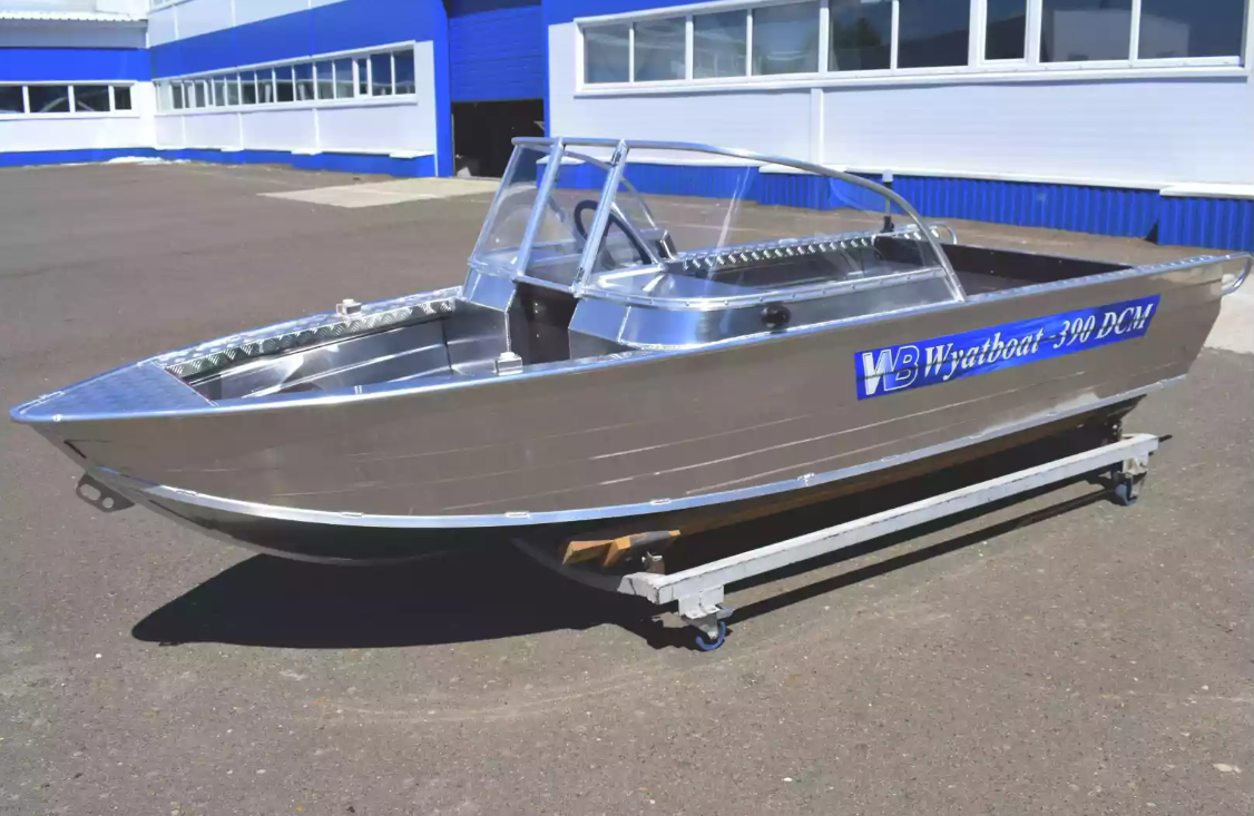 Алюминиевая лодка Wyatboat-390 DCM в Дербенте