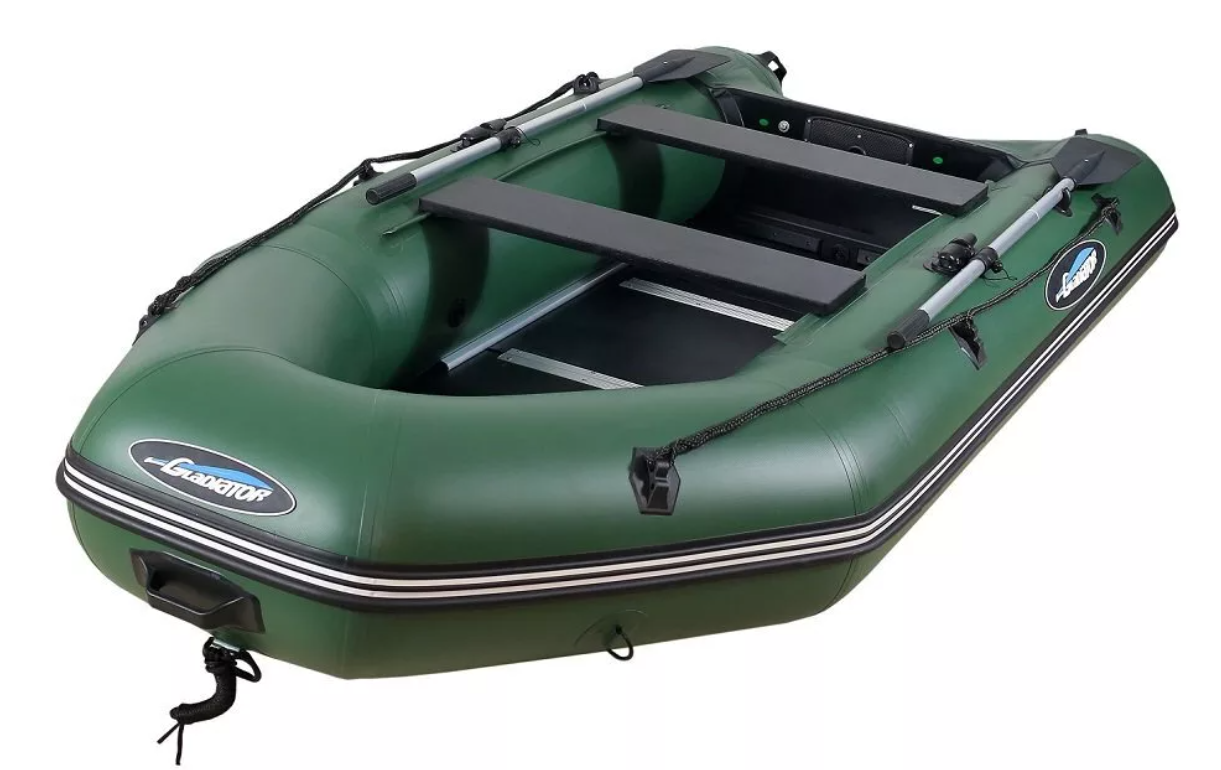 МОТОРНО-ГРЕБНАЯ ЛОДКА ПВХ GLADIATOR A 320 ТК С ФАНЕРНЫМ ПОЛОМ в Дербенте