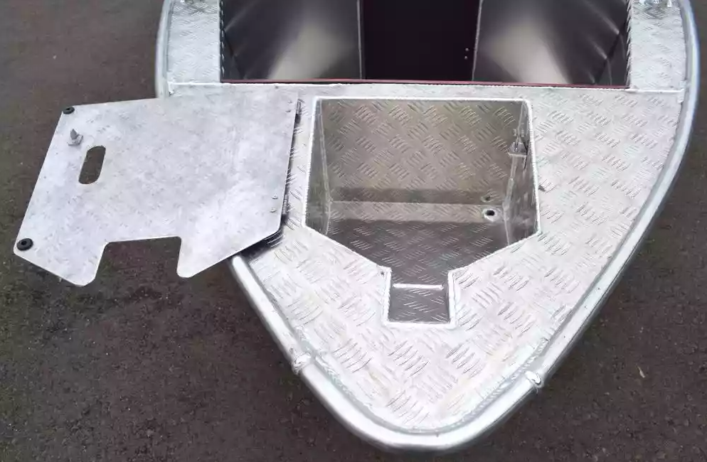 Алюминиевая лодка Wyatboat-390 DCM Увеличенный борт в Дербенте