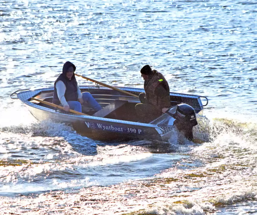 Алюминиевая лодка Wyatboat-390 P в Дербенте