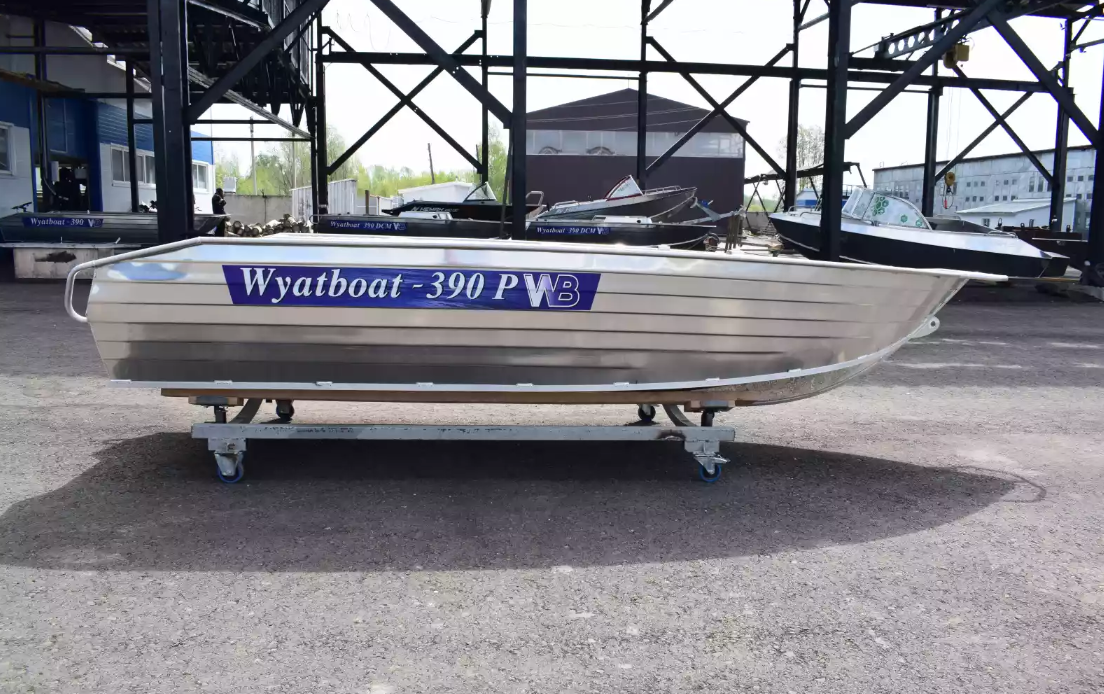 Алюминиевая лодка Wyatboat-390Р Увеличенный борт в Дербенте