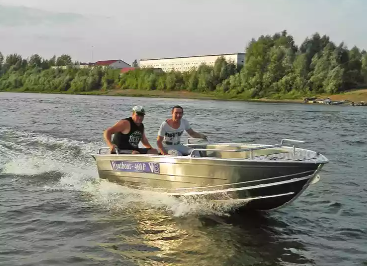 Алюминиевая лодка Wyatboat-460 P в Дербенте