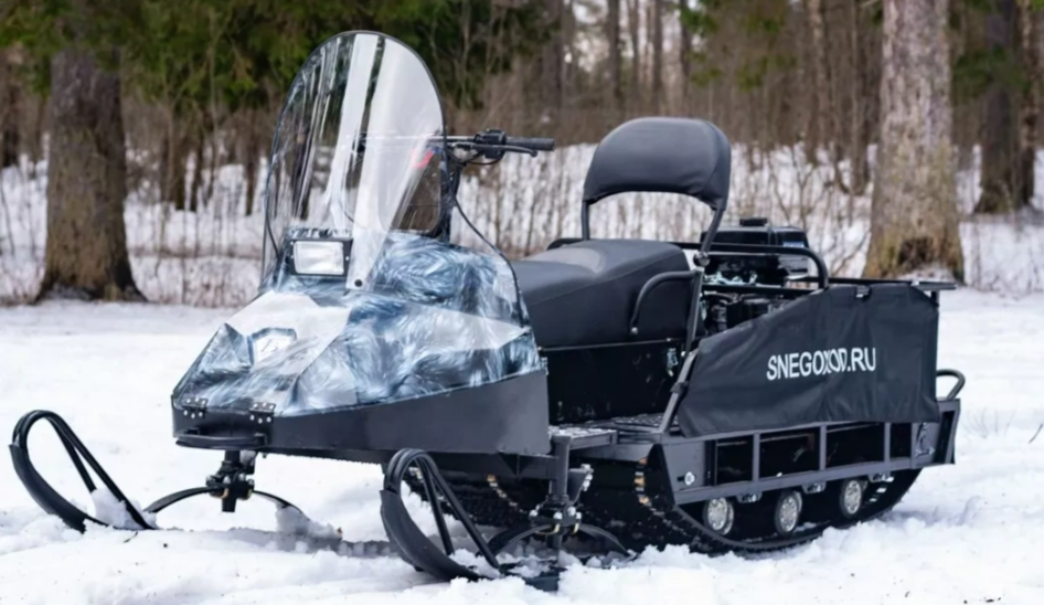 Миниснегоход Егерь Экспедитор 20 л.с. , реверс, тормоз, капот белый в Дербенте