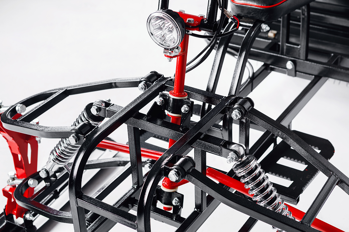 Лыжный модуль IKUDZO с подогревом ручек металлические лыжи в Дербенте