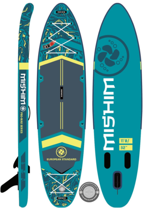 SUP (САП) Доска MISHIMO PRO-MAX Light Teal 11,6’ (355см) в Дербенте