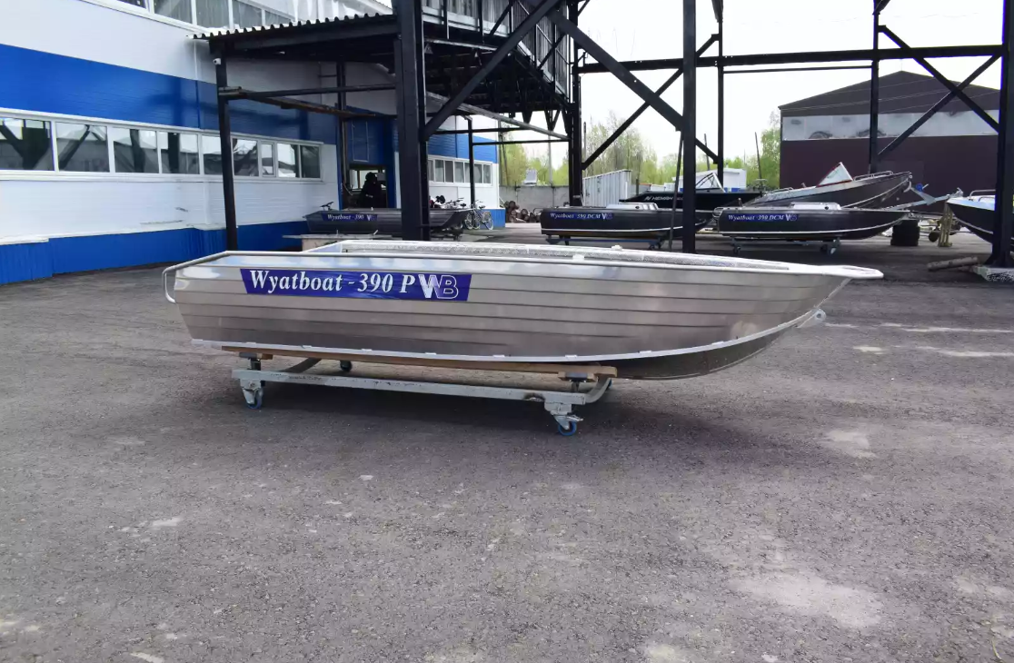 Алюминиевая лодка Wyatboat-390Р Увеличенный борт в Дербенте