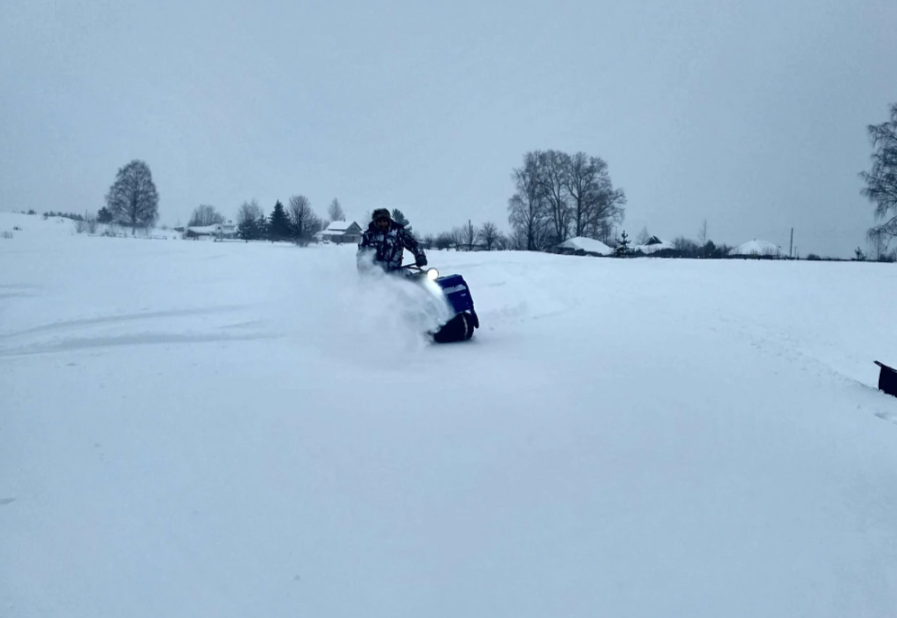 Мотобуксировщик Альбатрос-XLV 9 мини, тележки, 1250 мм в Дербенте