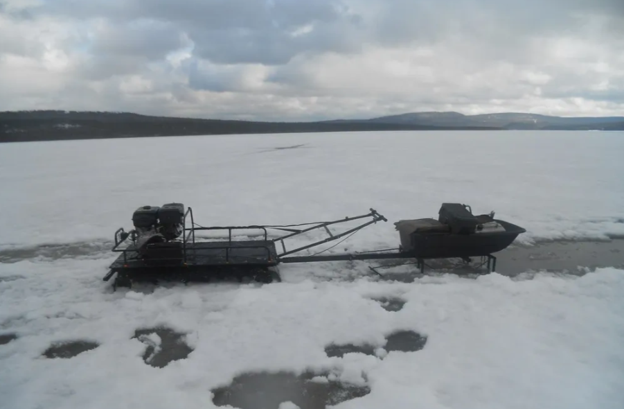 Мотобуксировщик AhtaR L13 в Дербенте