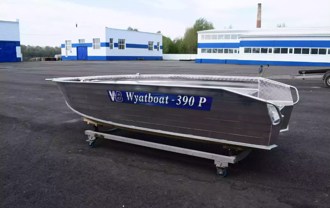 Алюминиевая лодка Wyatboat-390Р Увеличенный борт в Дербенте