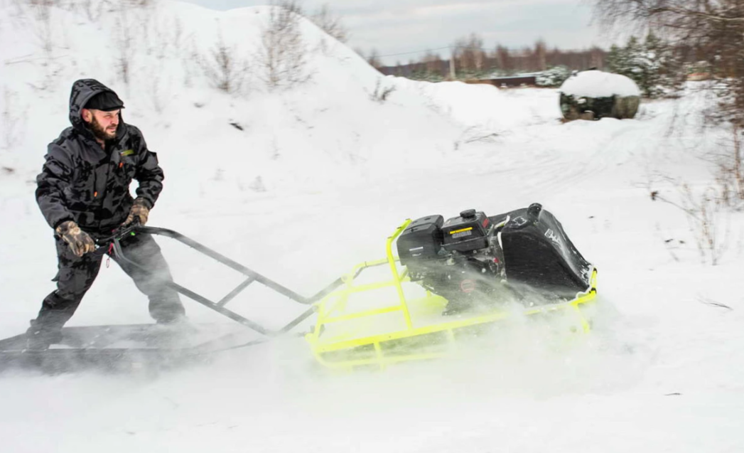 Мотобуксировщик Бурлак ХОЗЯИН-1 (капот металл) в Дербенте