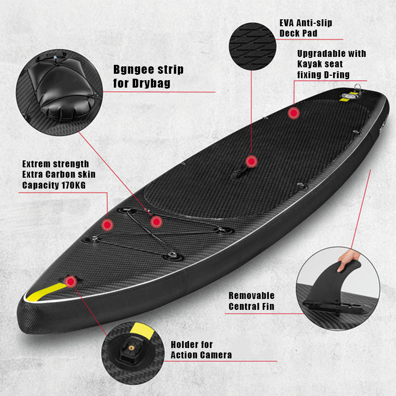 SUP (САП) ДОСКА MISHIMO CARBON DARKSIDE 11’ (335СМ) в Дербенте