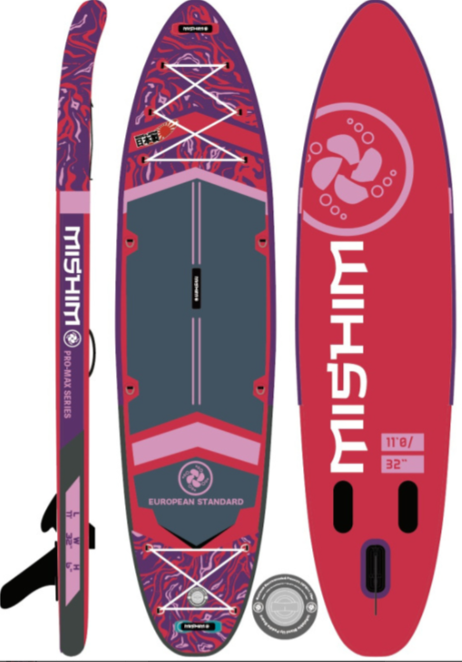 SUP (САП) Доска MISHIMO PRO-MAX Viva Magenta 10.8’ (330см) в Дербенте
