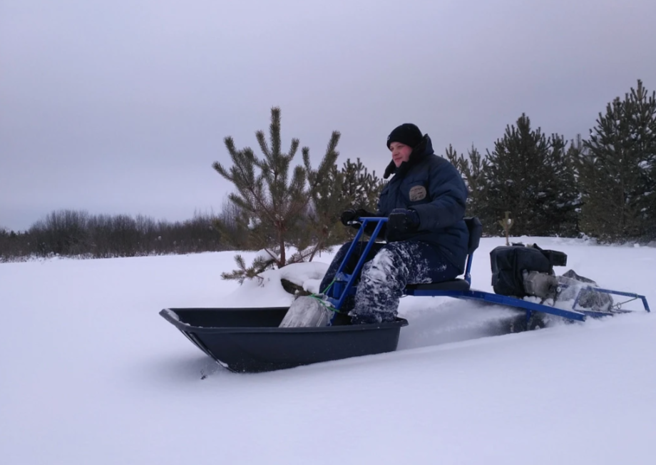 Мотобуксировщик толкач Альбатрос-XL8 с модулем. Без фары, склизы в Дербенте