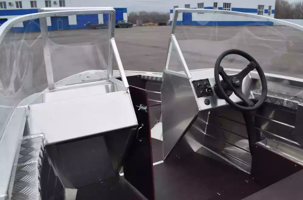 Алюминиевая лодка Wyatboat-390 DCM Увеличенный борт в Дербенте