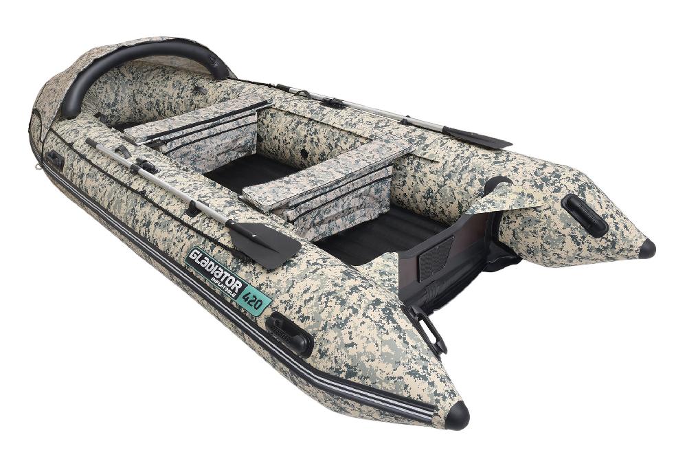 НАДУВНАЯ ЛОДКА GLADIATOR E350PRO в Дербенте