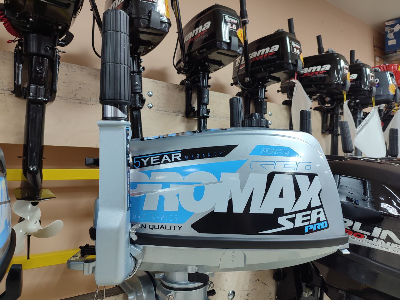 Лодочный мотор PROMAX SP5FHS (внешний бак 12 л) в Дербенте