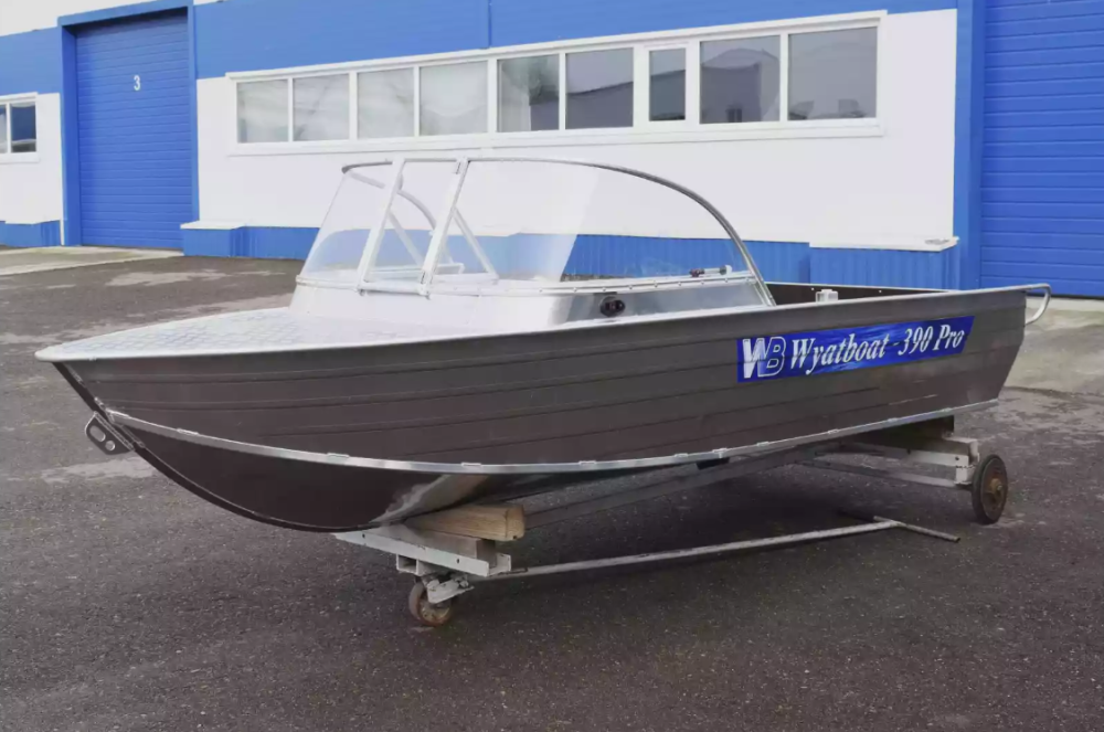 Алюминиевая лодка Wyatboat-390 Pro в Дербенте