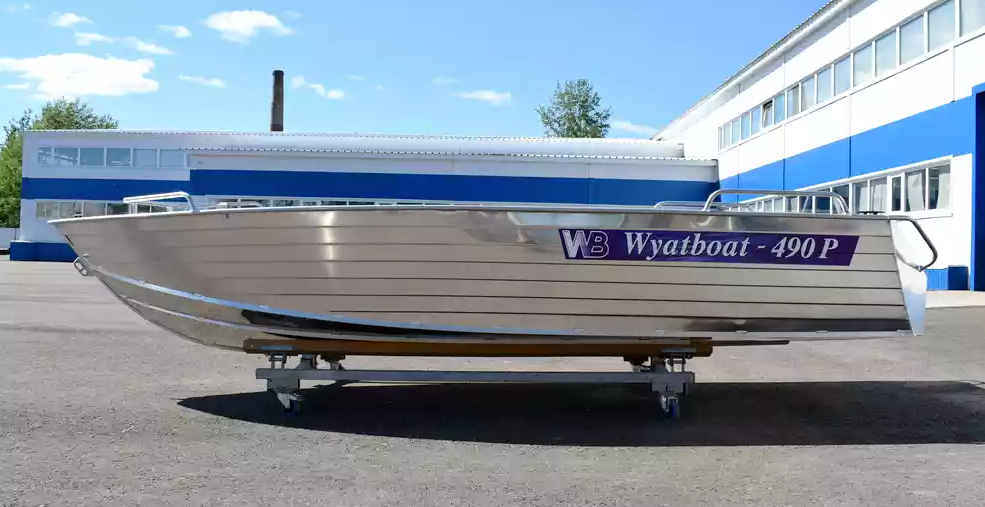 Алюминиевая лодка Wyatboat-490 P в Дербенте