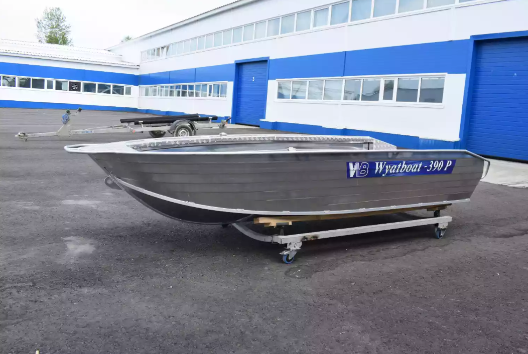 Алюминиевая лодка Wyatboat-390Р Увеличенный борт в Дербенте