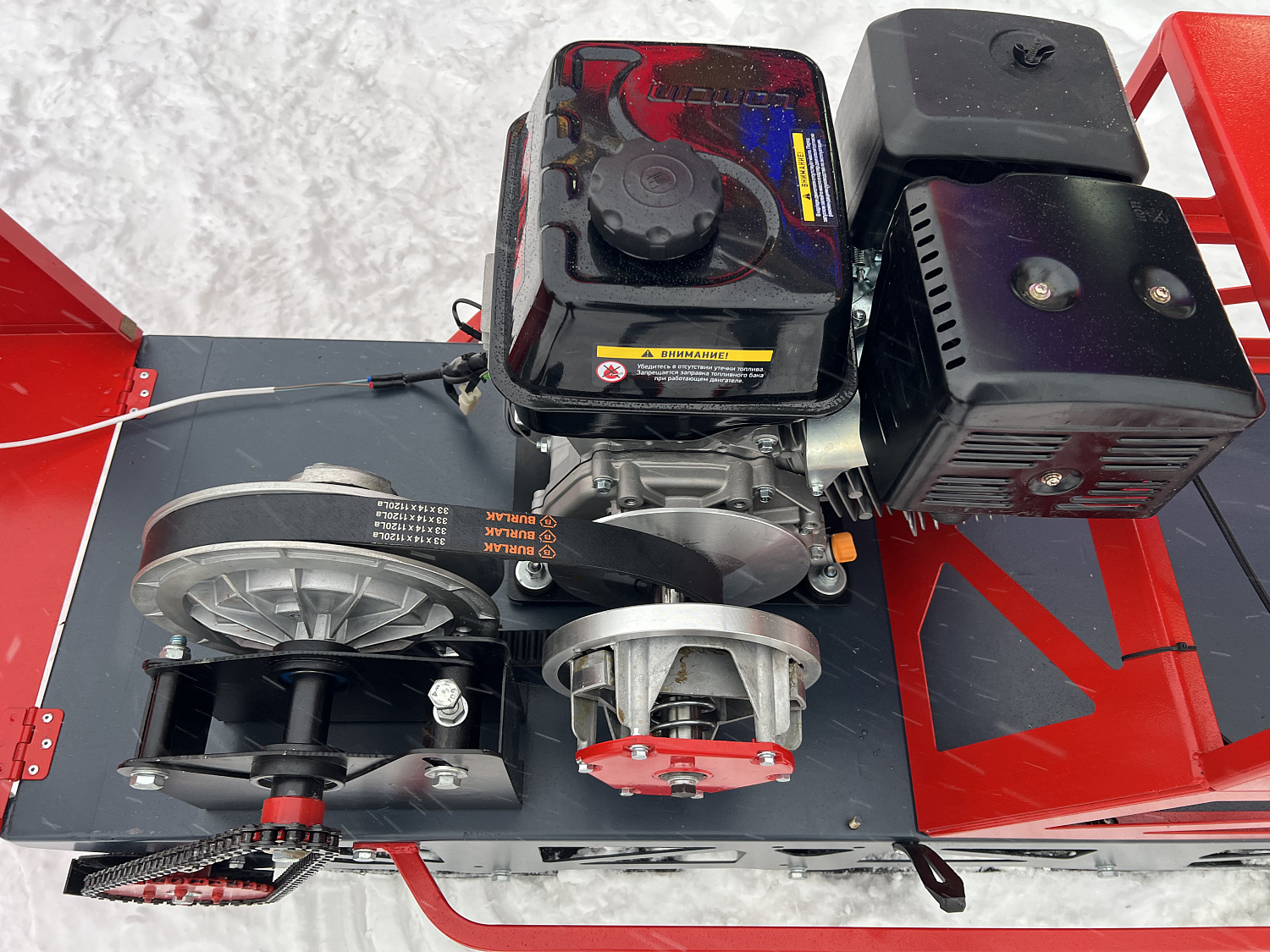 Мотобуксировщик EX-MOTO SNOWDOG S500 15л.с в Дербенте