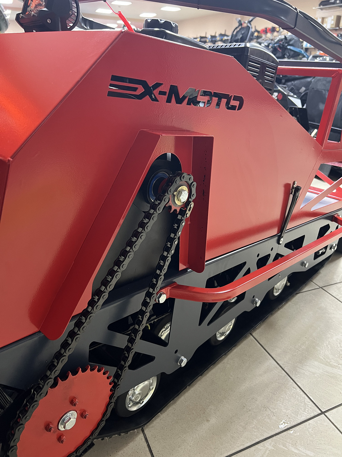 Мотобуксировщик EX-MOTO SNOWDOG S500 15л.с в Дербенте