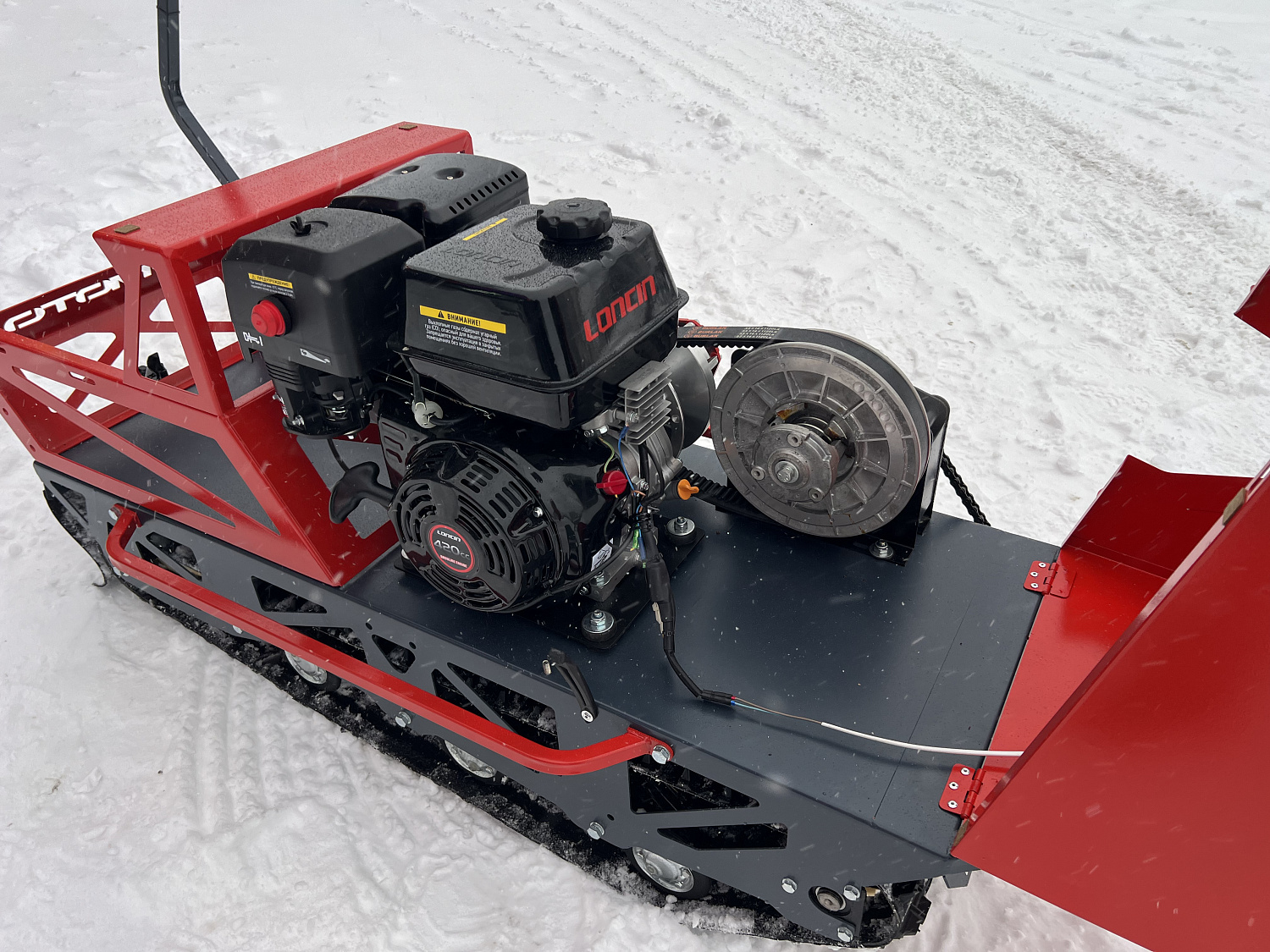 Мотобуксировщик EX-MOTO SNOWDOG S500 15л.с в Дербенте