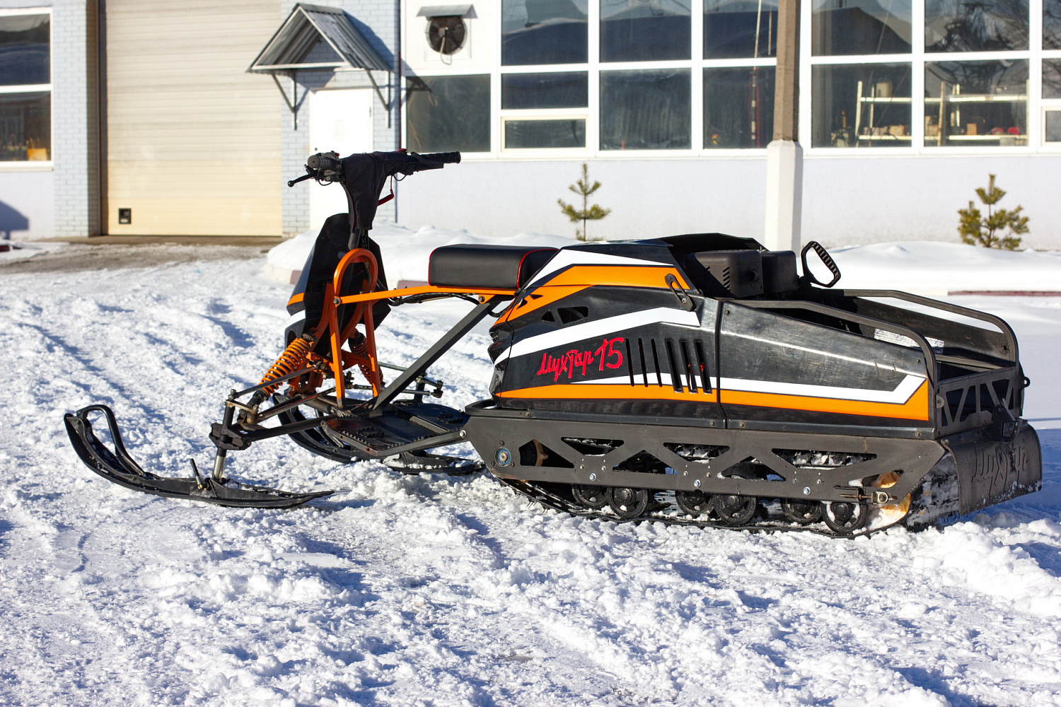 Мотобуксировщик IRBIS Мухтар 15 с лыжным модулем в комплекте в Дербенте