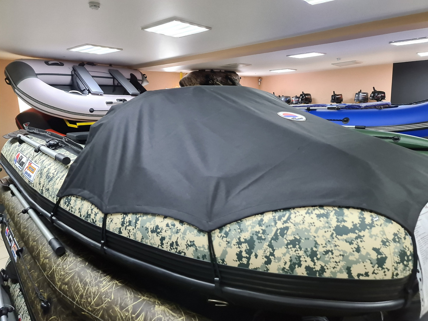 КОМПЛЕКТ НОСОВОГО ТЕНТА К ЛОДКЕ SMARINE AIR MAX 330 ЧЕРНЫЙ в Дербенте