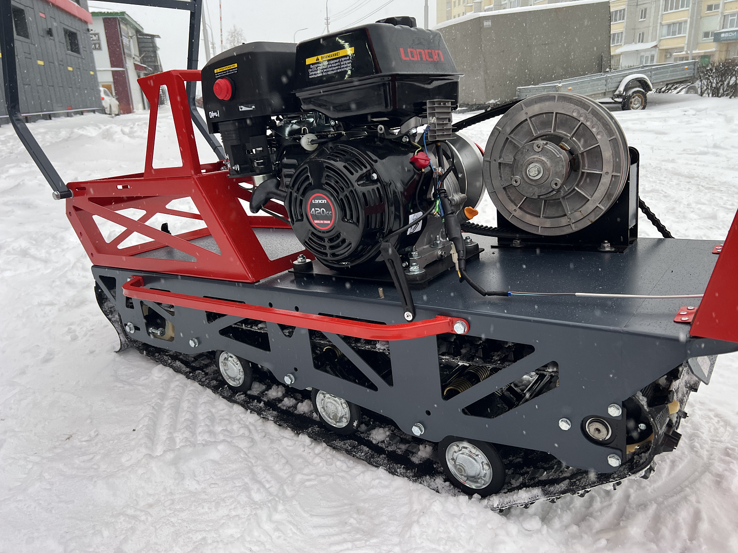 Мотобуксировщик EX-MOTO SNOWDOG S500 15л.с в Дербенте