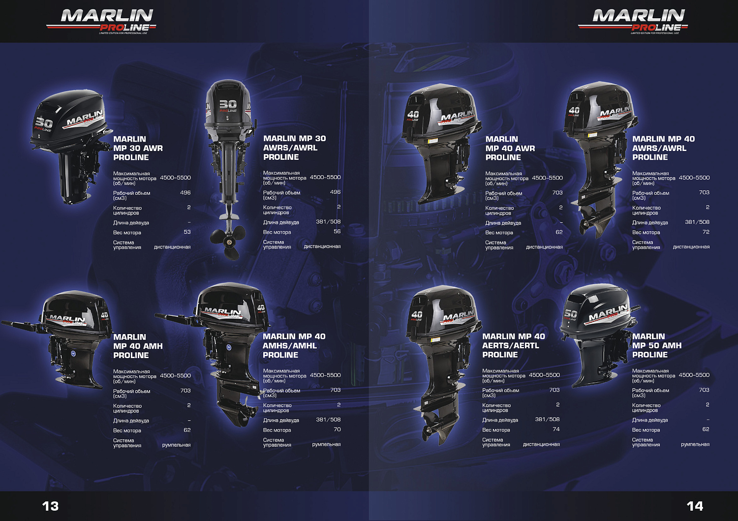 Лодочный мотор MARLIN PROLINE MP 9.9 (15) AMHS в Дербенте